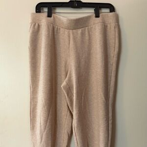 Haven Well Within Heather Beige Fleece Lined Jogger -Size L